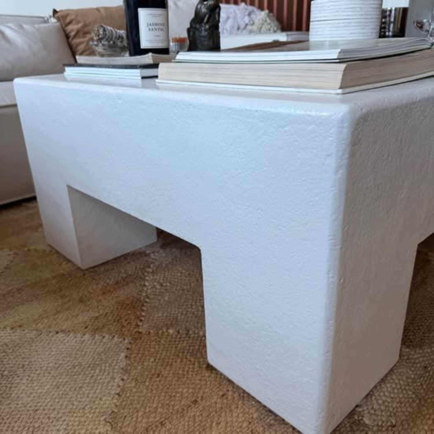 Williams Sonoma White Coffee Table - image-5