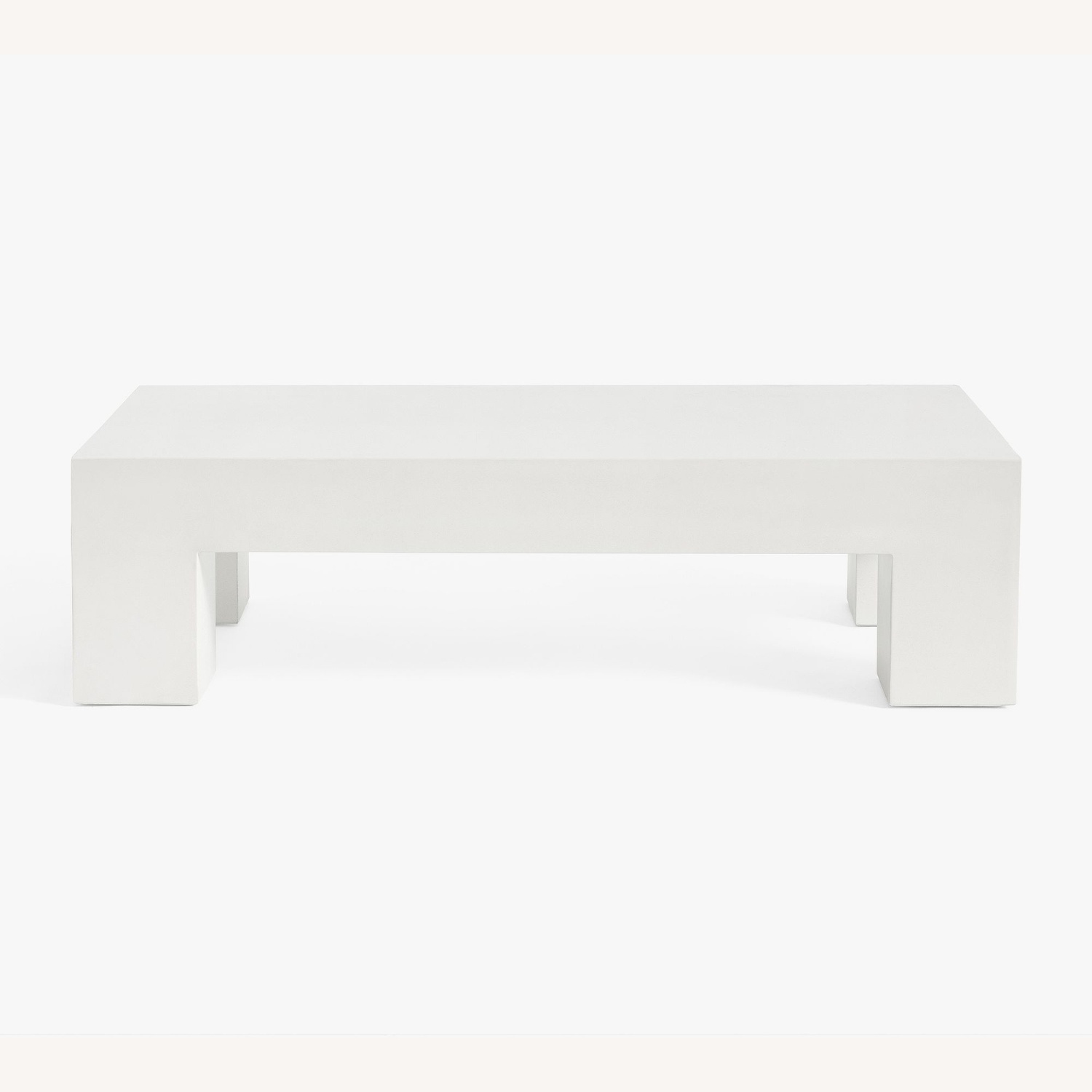 Williams Sonoma White Coffee Table - image-7