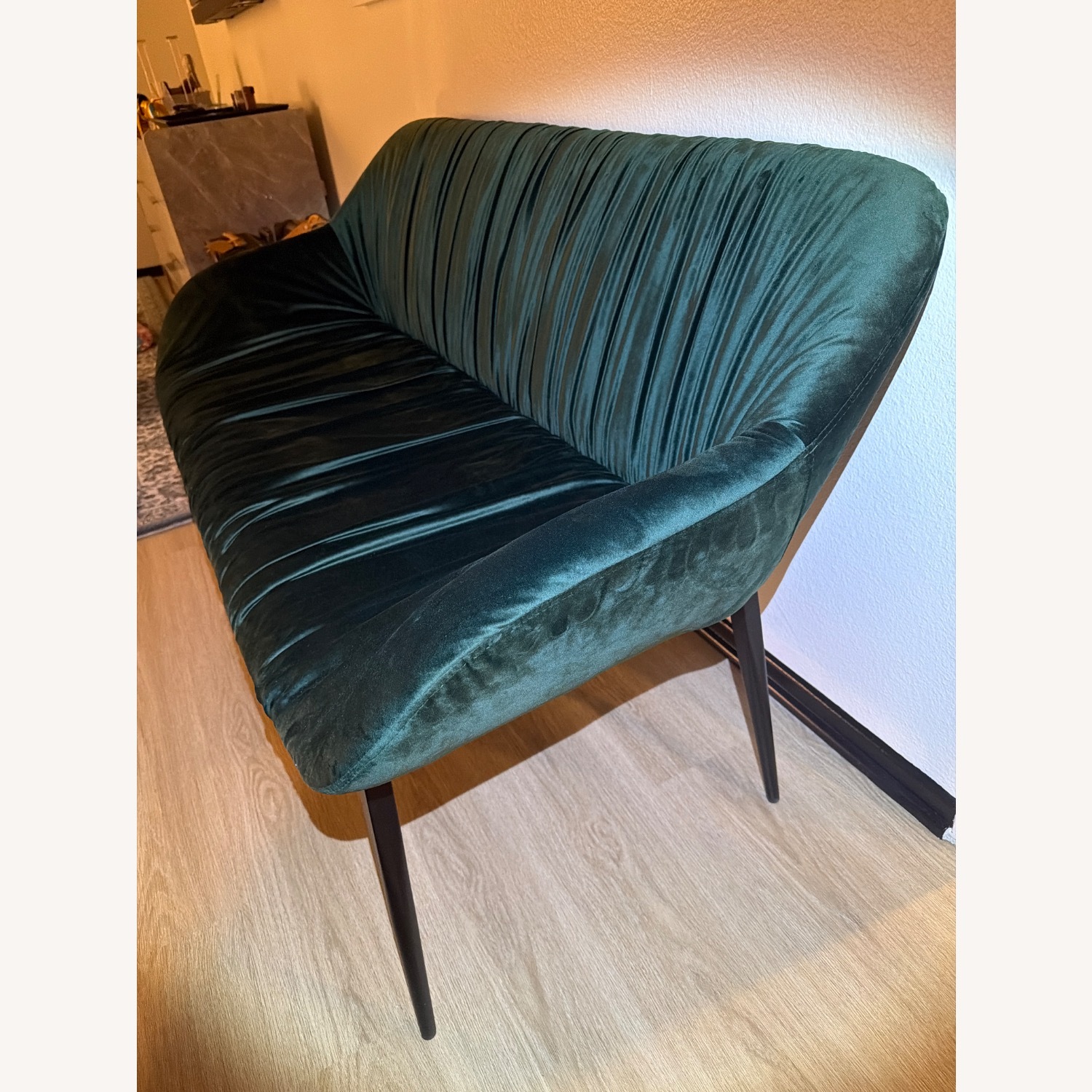 Modrest Katrina Green Velvet Bench  - image-2