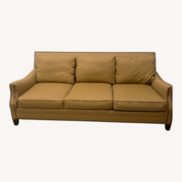 Yellow Fabric 3+ Seater Sofa