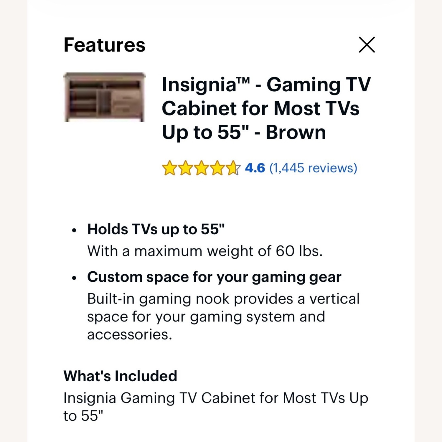 Dark Brown Wood Media Storage - image-15