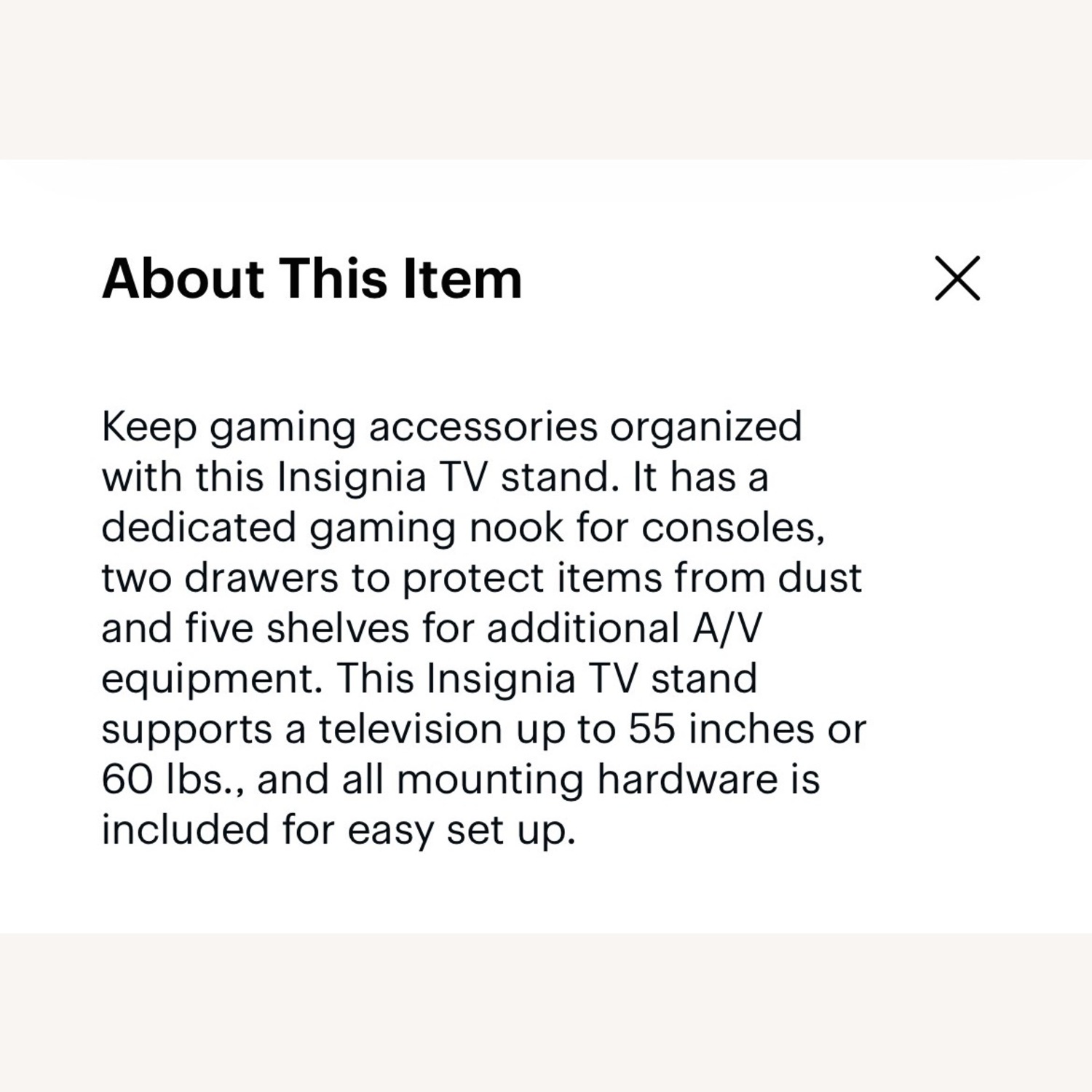 Dark Brown Wood Media Storage - image-19