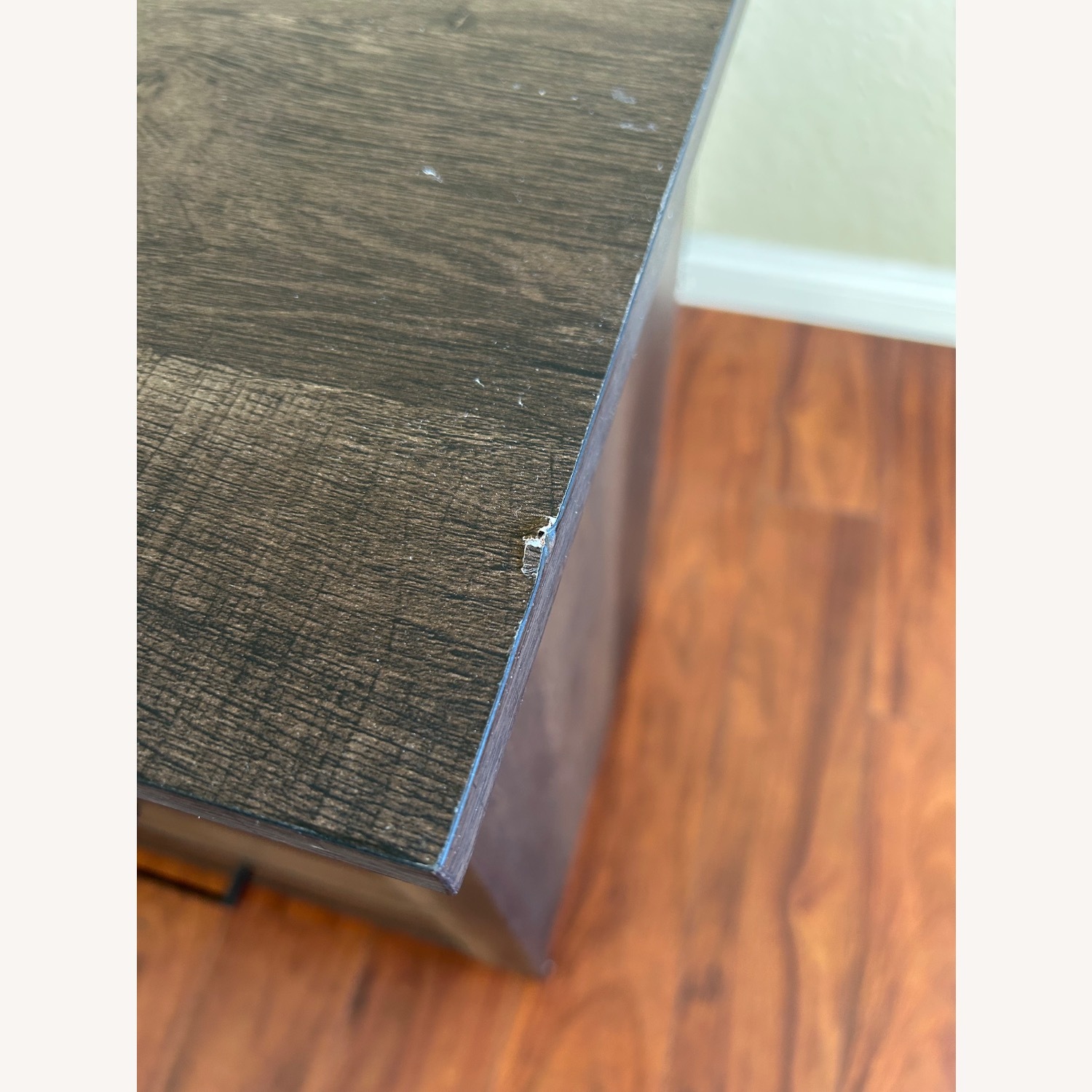 Dark Brown Wood Media Storage - image-5