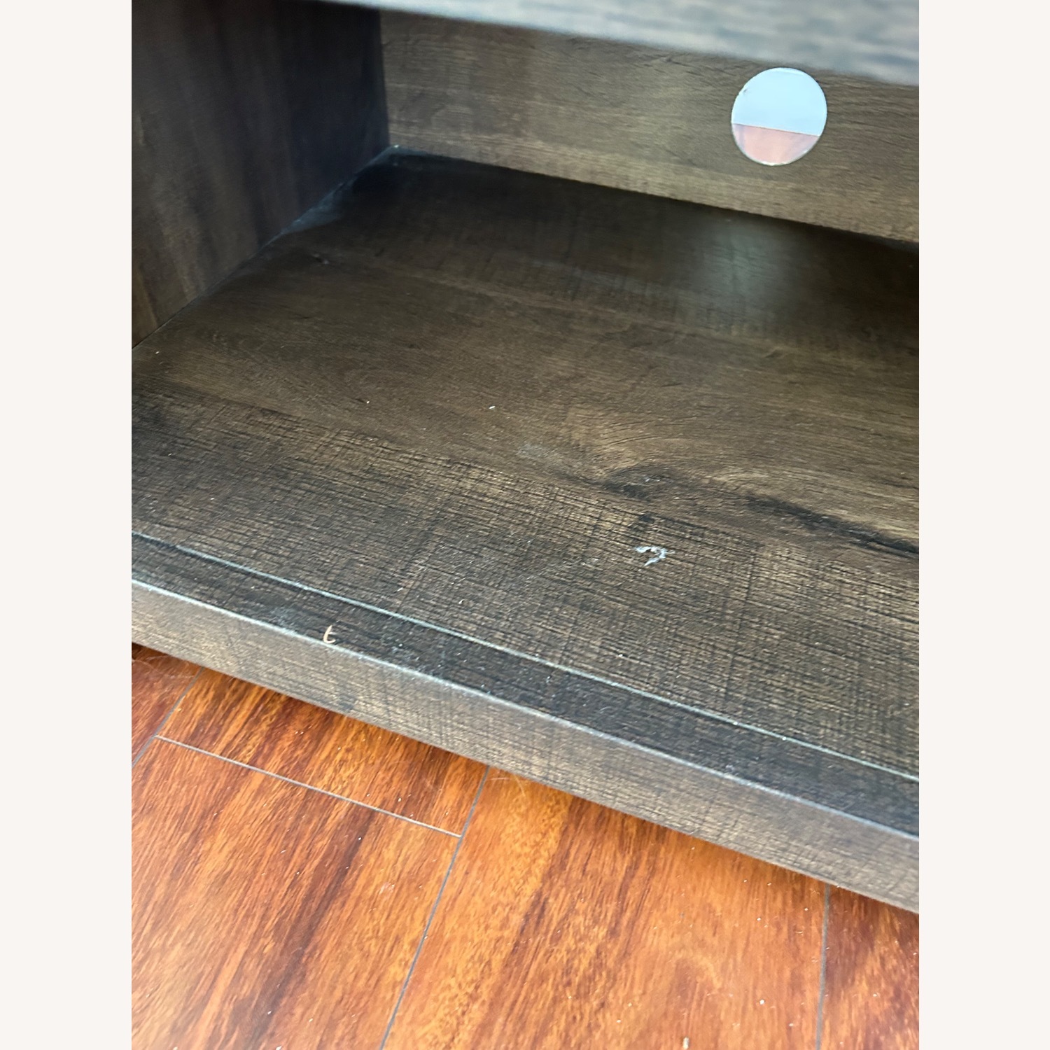 Dark Brown Wood Media Storage - image-10