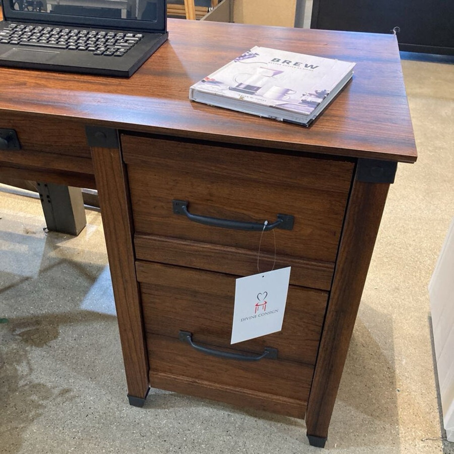 Sauder Rustic Computer Desk - image-4