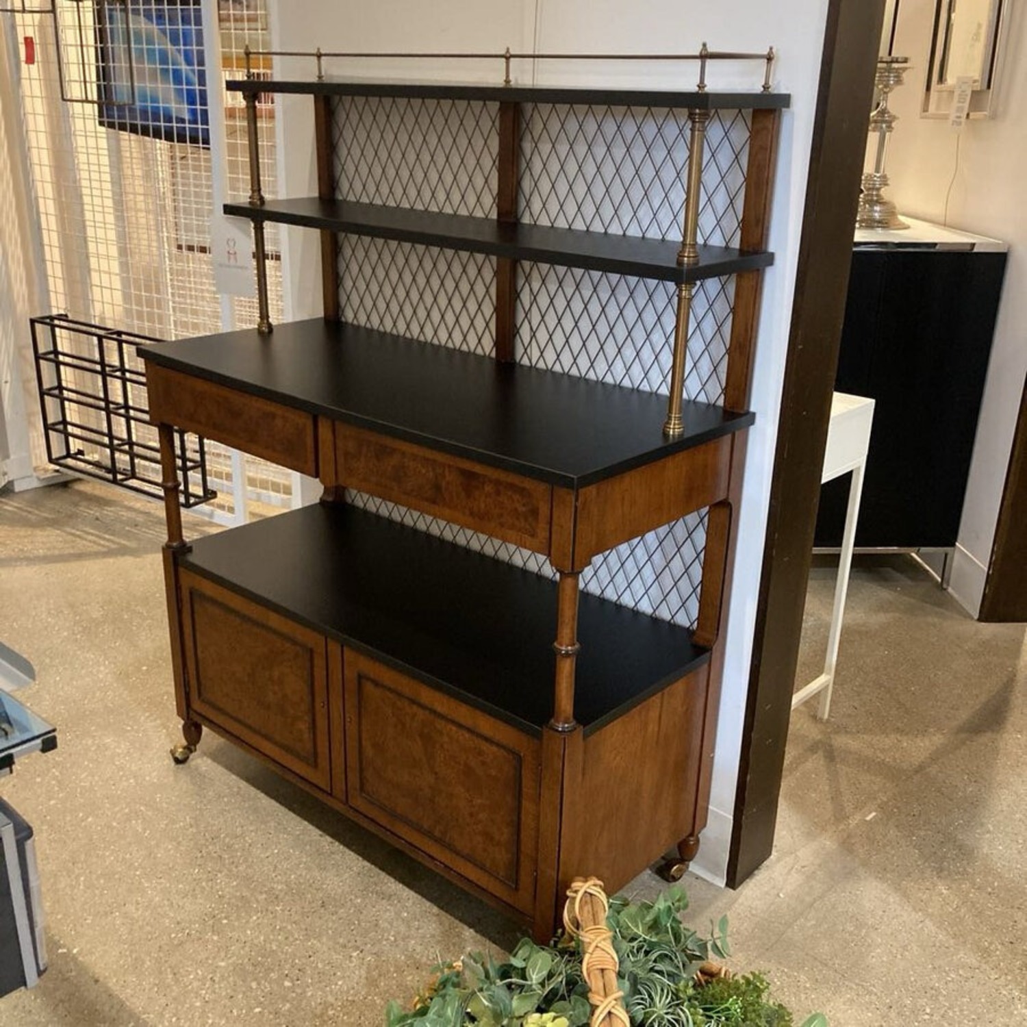 Tomlinson Furniture English Regency Bar Cart - image-3