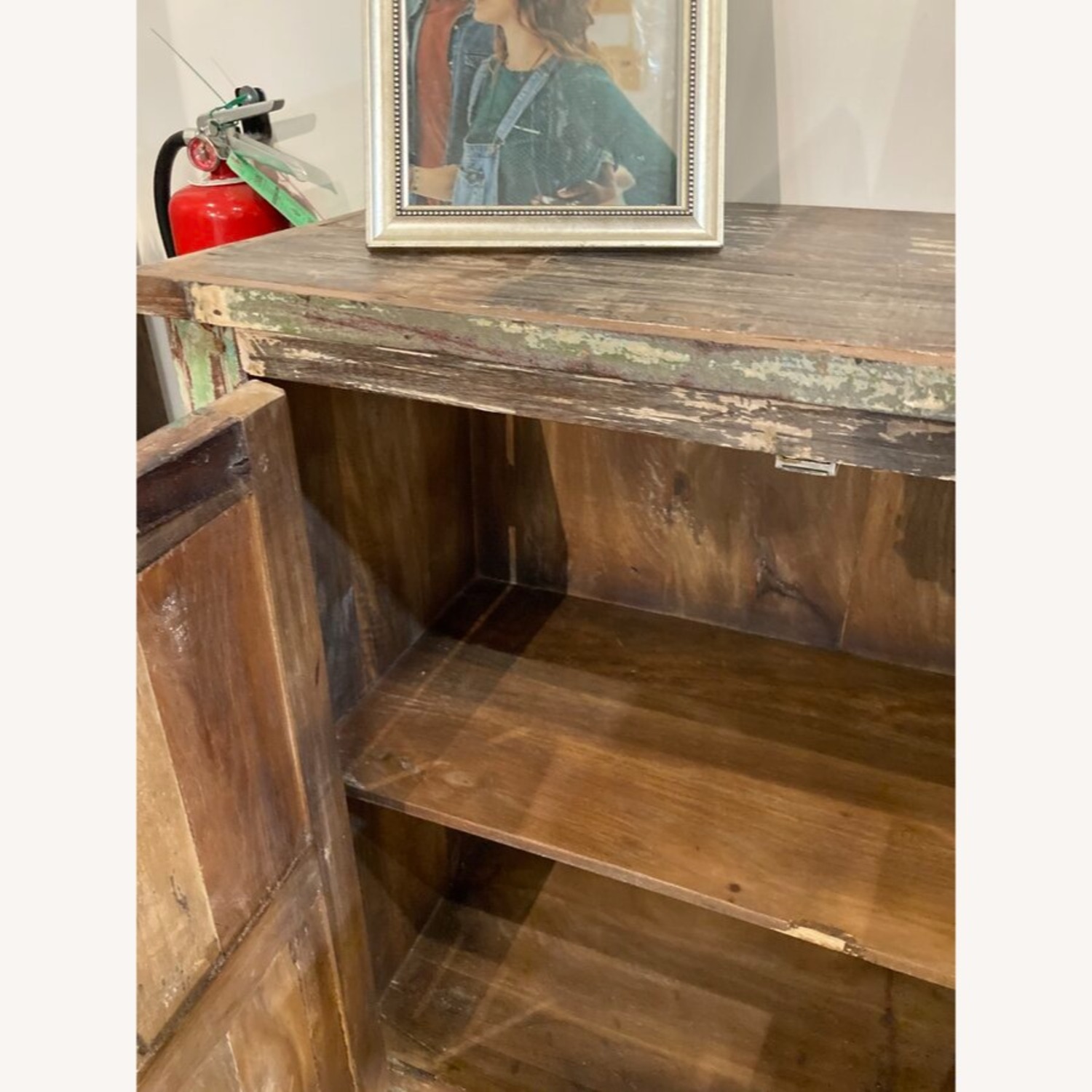 Rustic Reclaimed Wood 4-Door Buffet - image-8