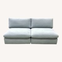2pc Armless Sofa Grey