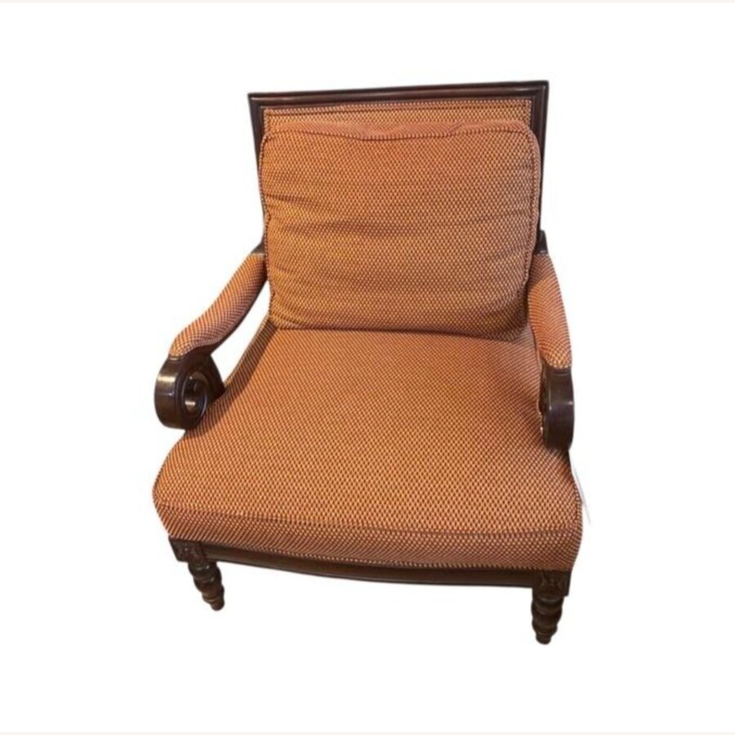 Doti French Empire Oversized Scroll Armchair - image-1