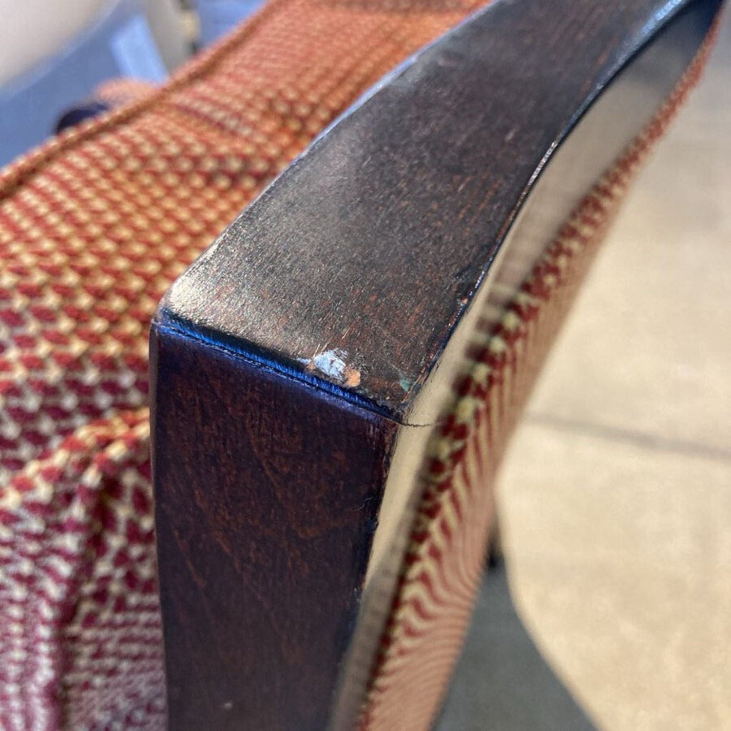 Doti French Empire Oversized Scroll Armchair - image-10