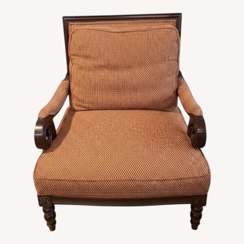 Used Doti French Empire Oversized Scroll Armchair for sale on AptDeco