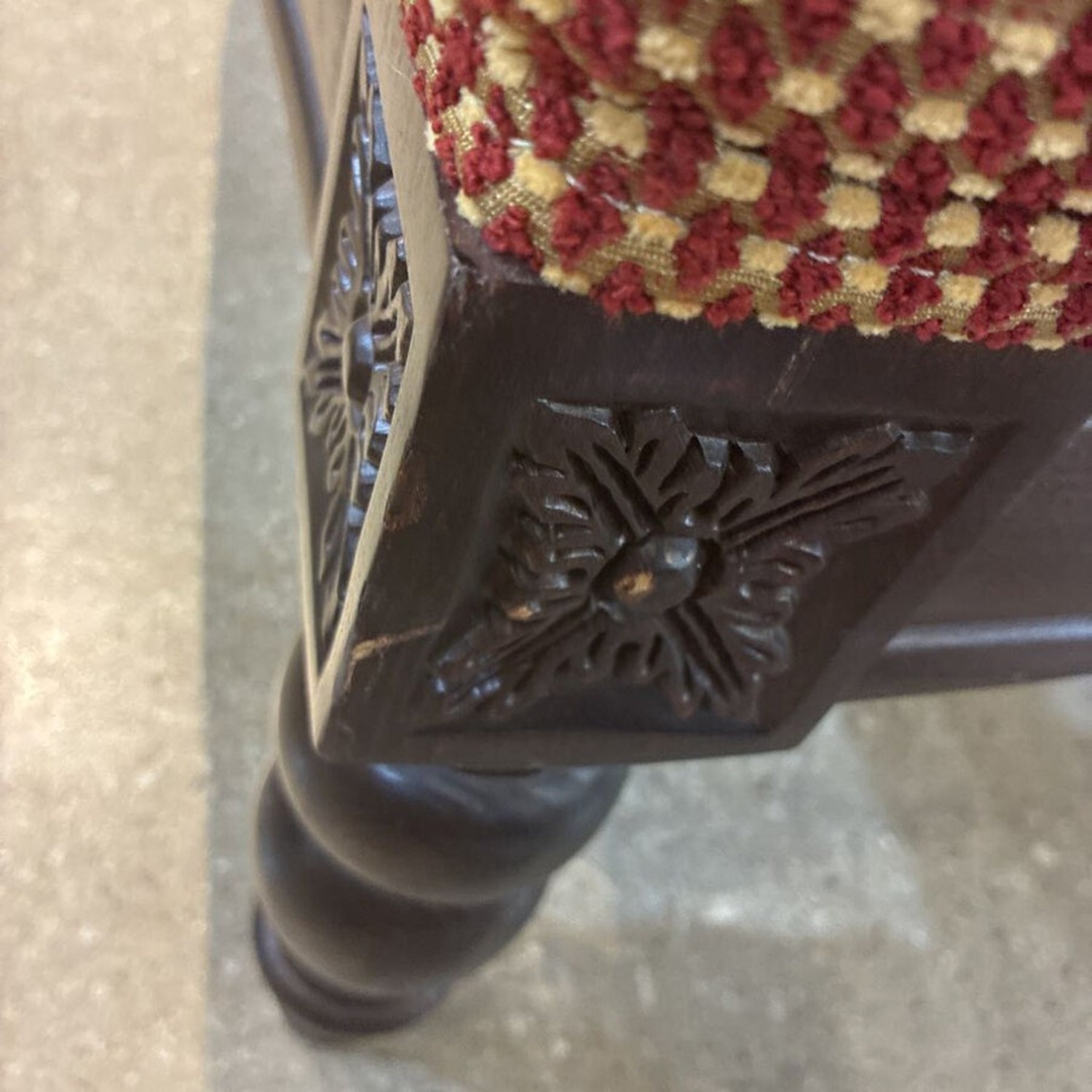 Doti French Empire Oversized Scroll Armchair - image-7