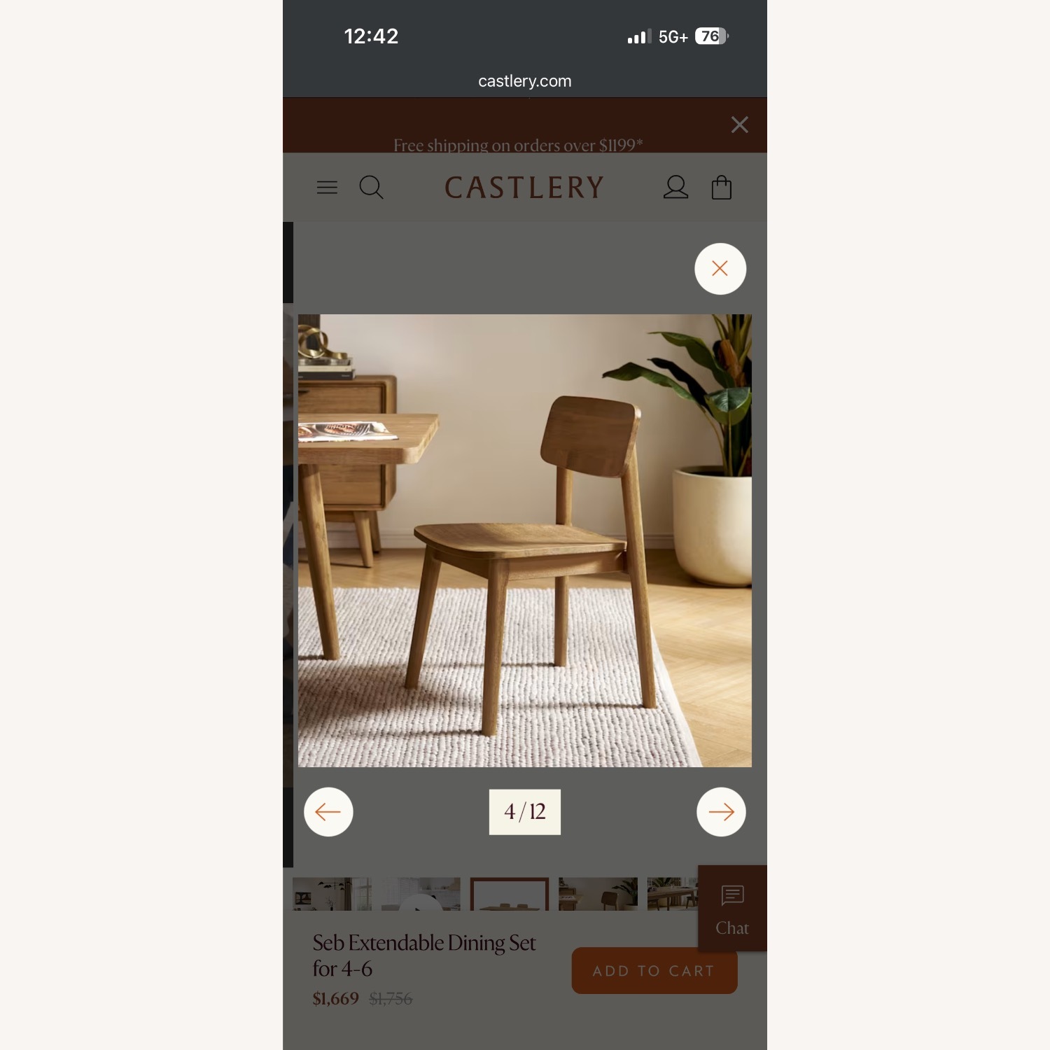 Castlery Seb Wood Dining Set w 2 Chairs & Bench - image-4