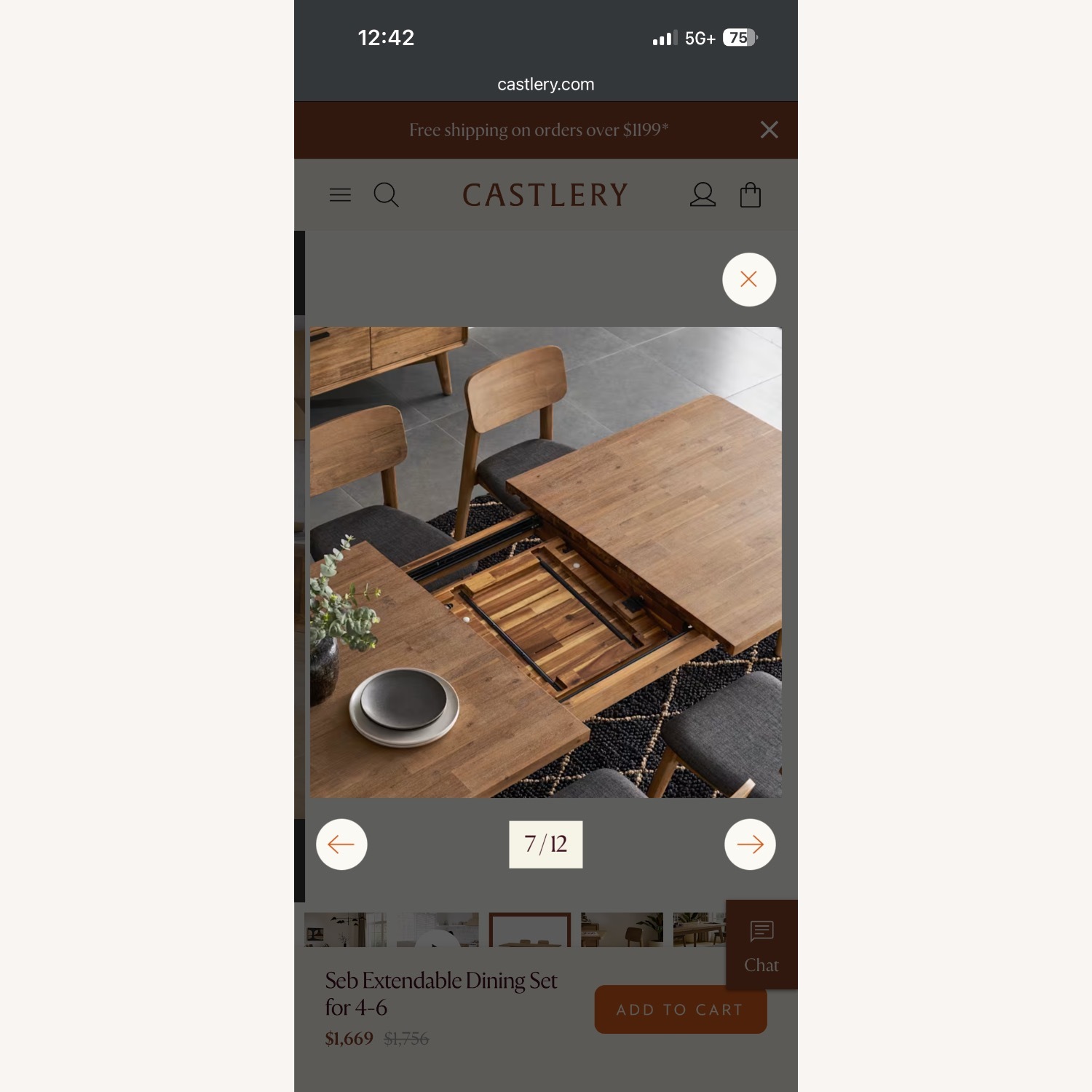 Castlery Seb Wood Dining Set w 2 Chairs & Bench - image-6
