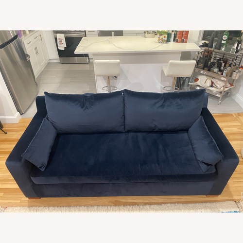 Used Interior Define Sloan Sleeper Navy Velvet for sale on AptDeco