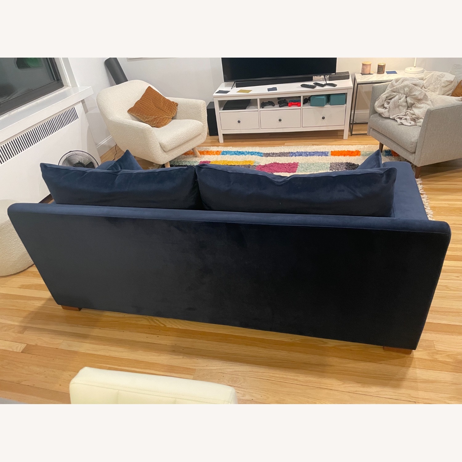 Interior Define Sloan Sleeper Navy Velvet - image-4