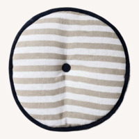 West Elm Pop Stripe Light Gray Pillow