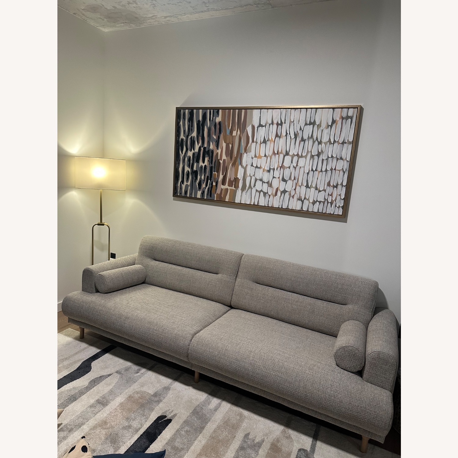 IKEA LÅNGARYD Light Gray Loveseat - image-2