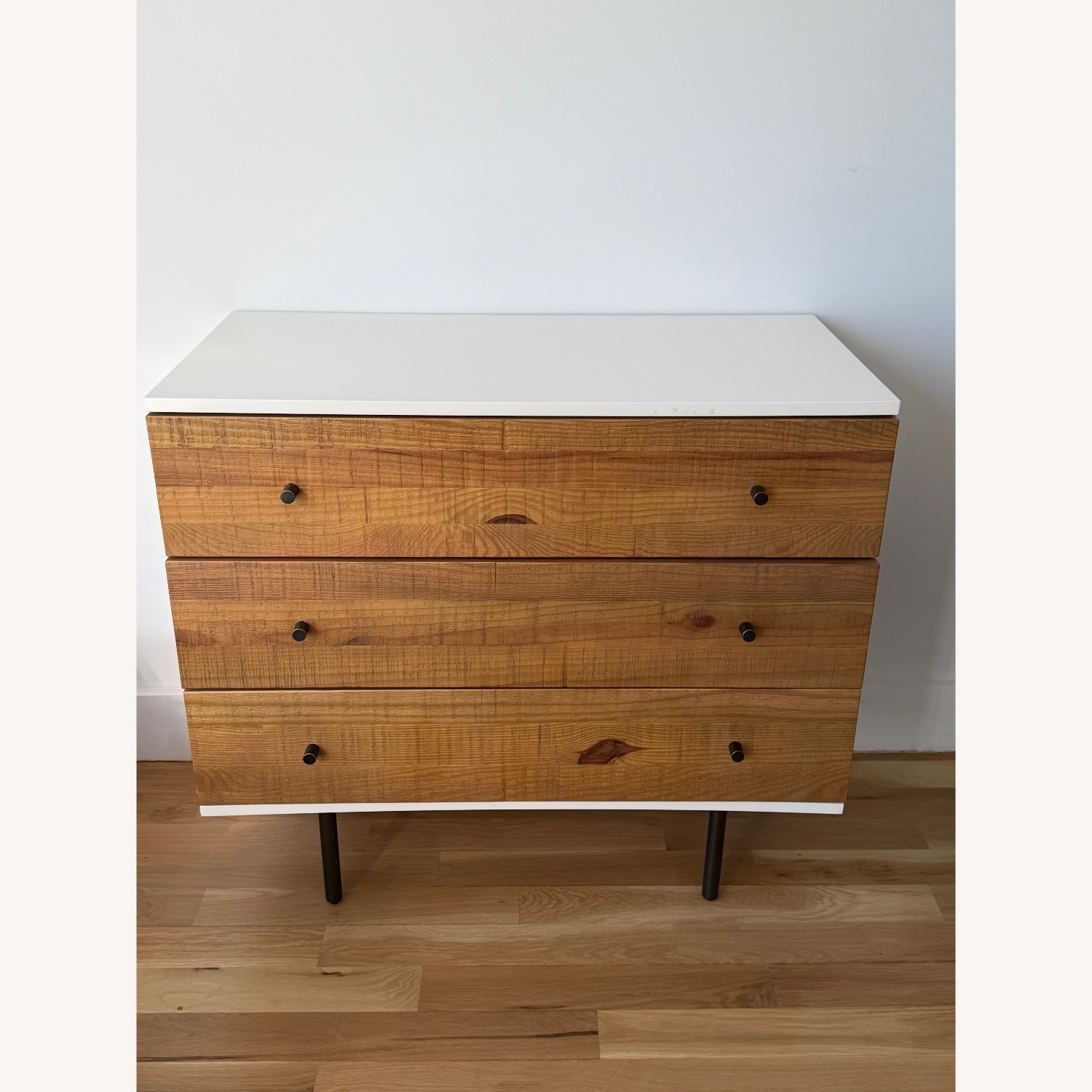 Wst Elm Reclaimed Wood White Dresser - image-2