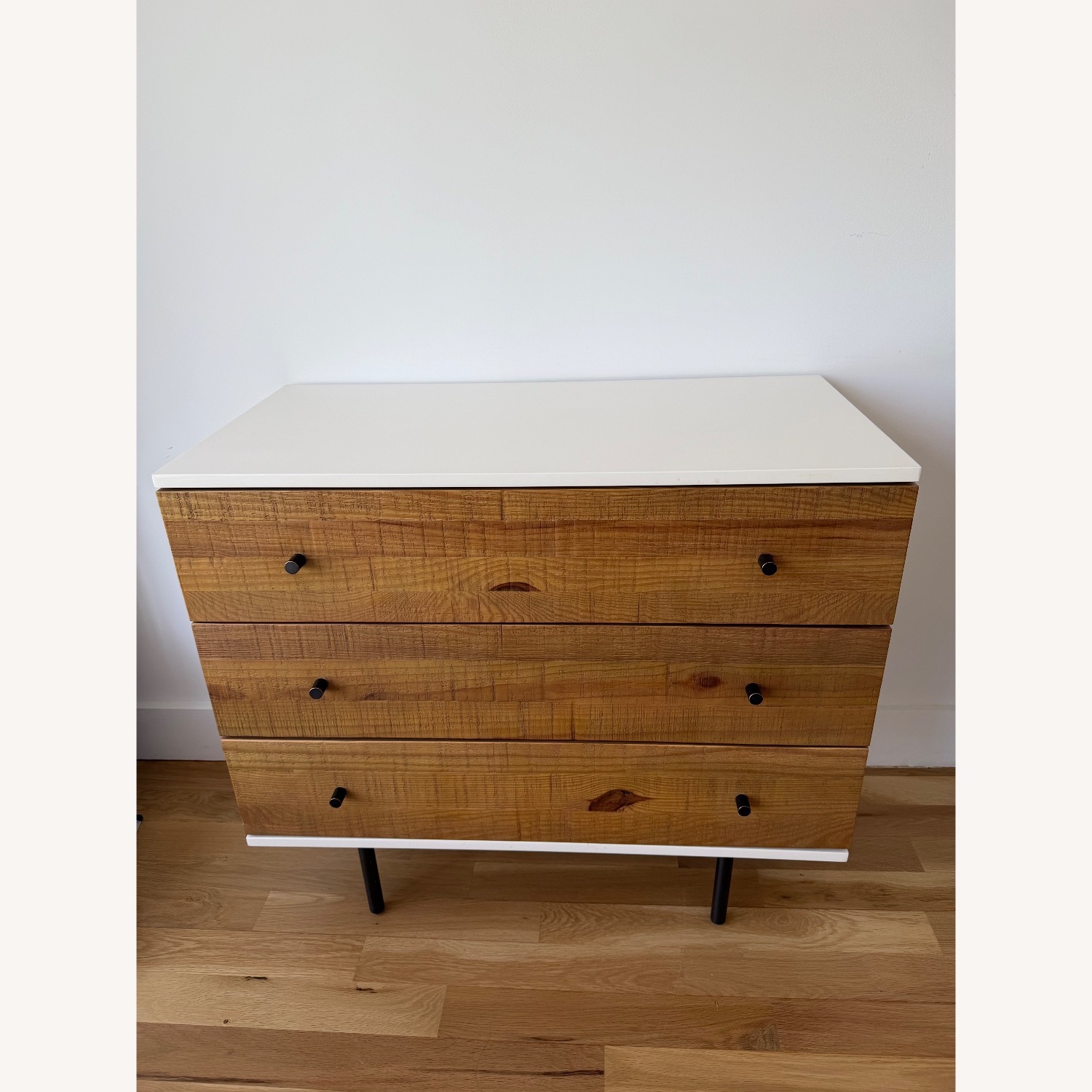 Wst Elm Reclaimed Wood White Dresser - image-7