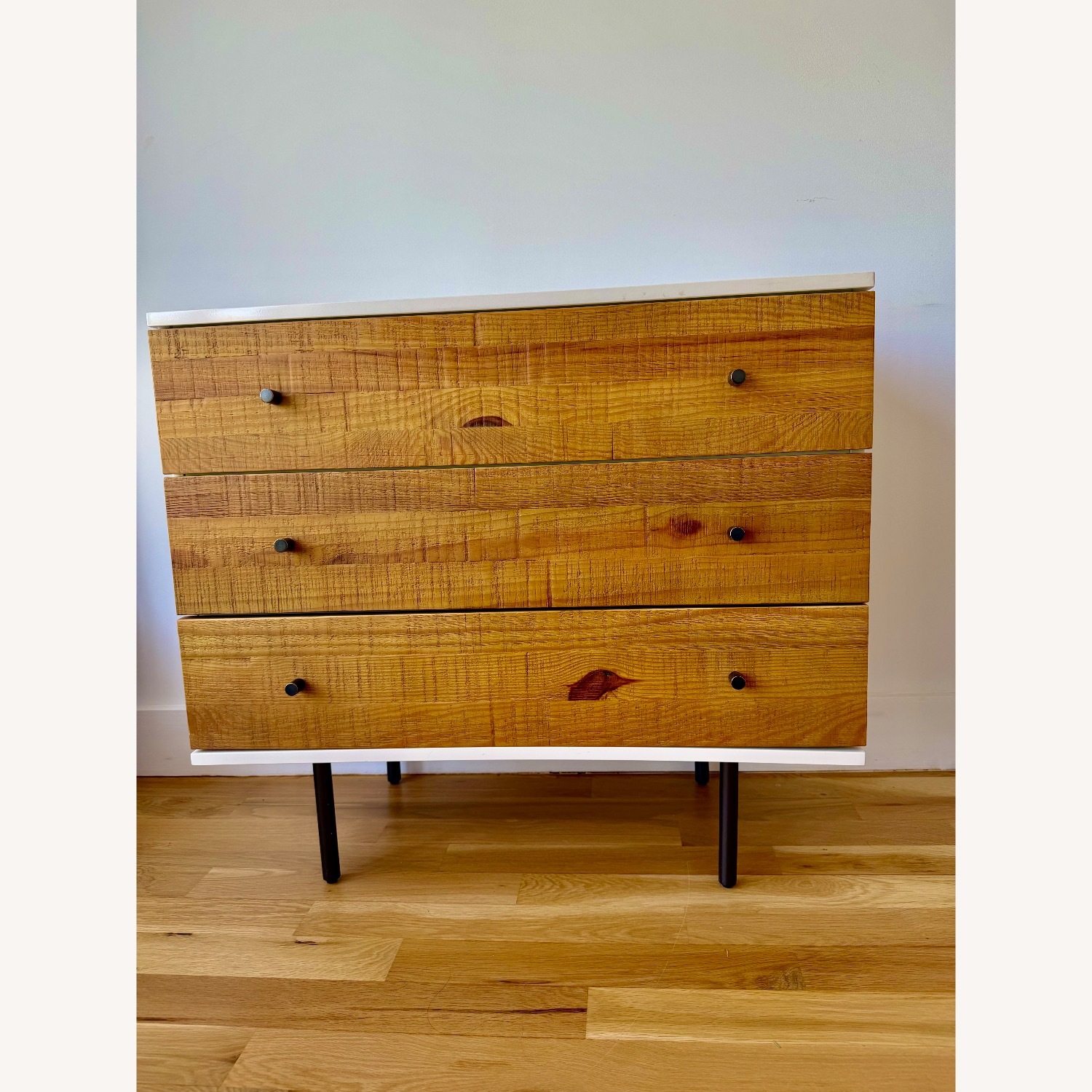 Wst Elm Reclaimed Wood White Dresser - image-1