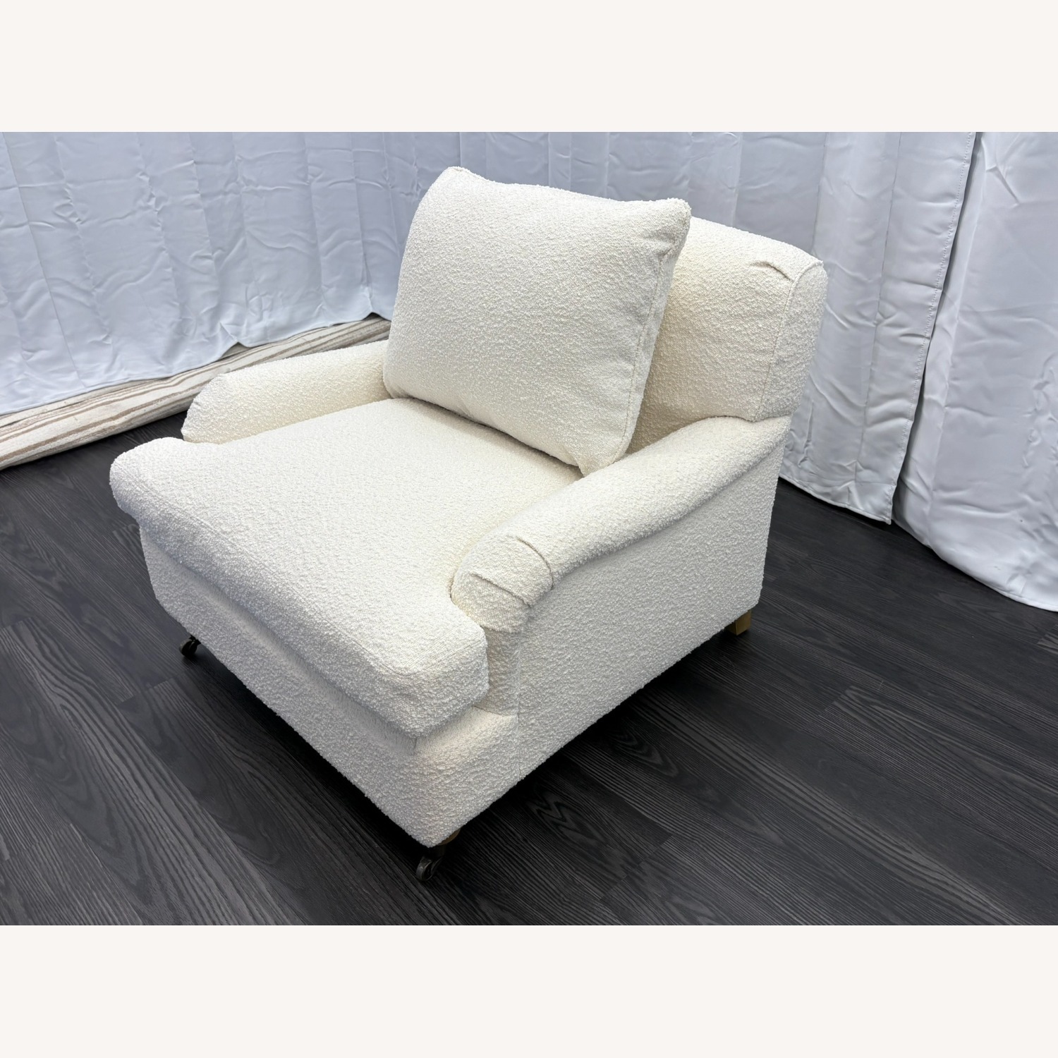 Restoration Hardware English Classic Roll Arm Chair - image-1