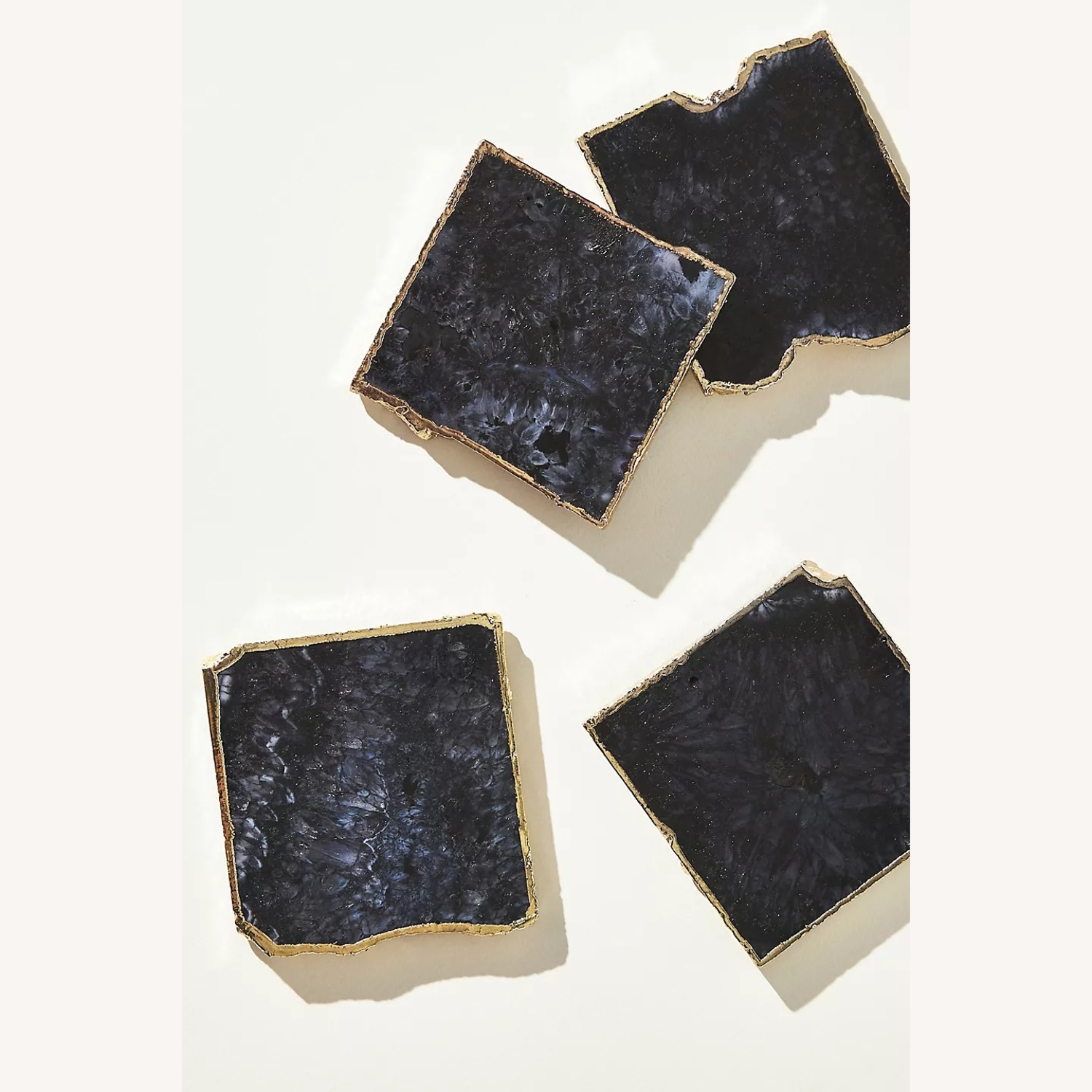 Anthropologie Black Coasters - image-4