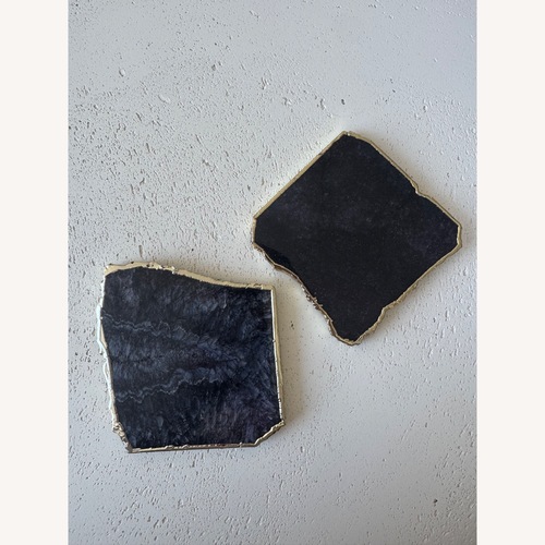 Used Anthropologie Black Coasters for sale on AptDeco