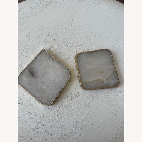Used Anthropologie White Coasters for sale on AptDeco
