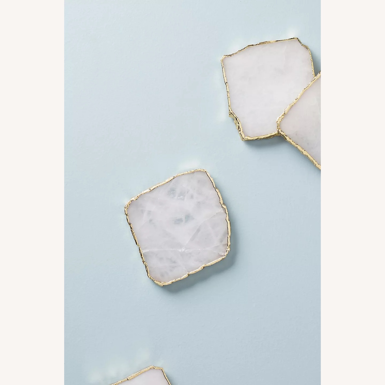 Anthropologie White Coasters - image-4