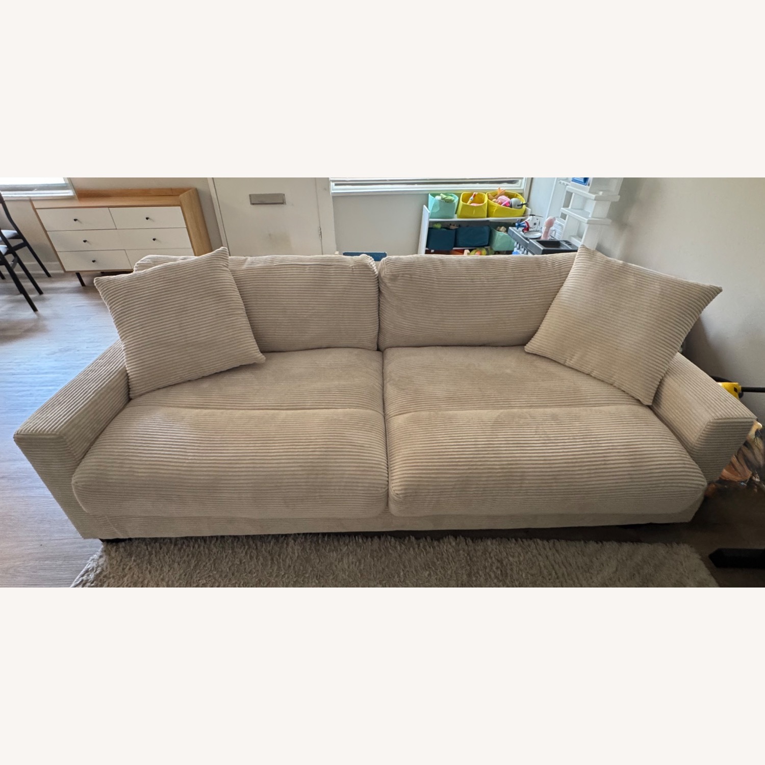 Bob's Discount Furniture Aspen 86” Fabric 2 Seater Sofa - image-1