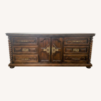 Vintage/Antique Finds Dark Brown Wood Dresser