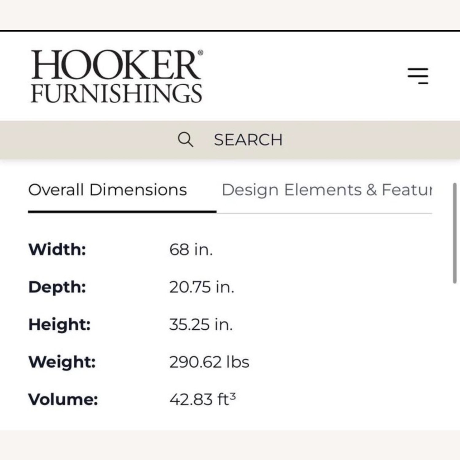 Hooker Furniture Corporation Dark Brown Armoire - image-11