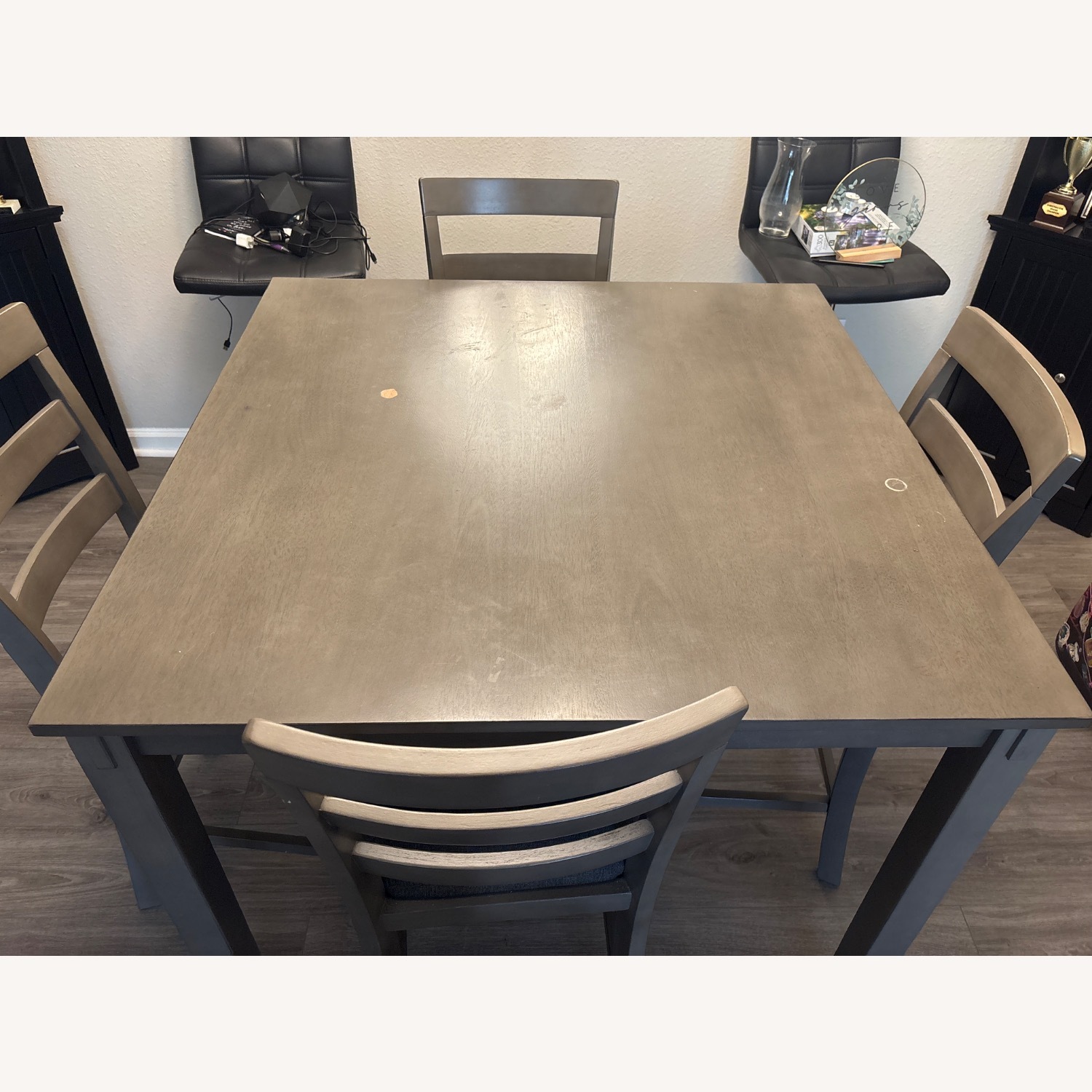 Alco Furniture Dark Gray Wood Dining Sets - image-1