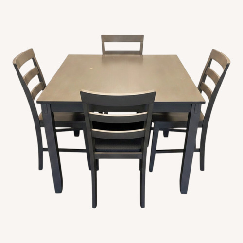 Used Alco Furniture Dark Gray Wood Dining Sets for sale on AptDeco