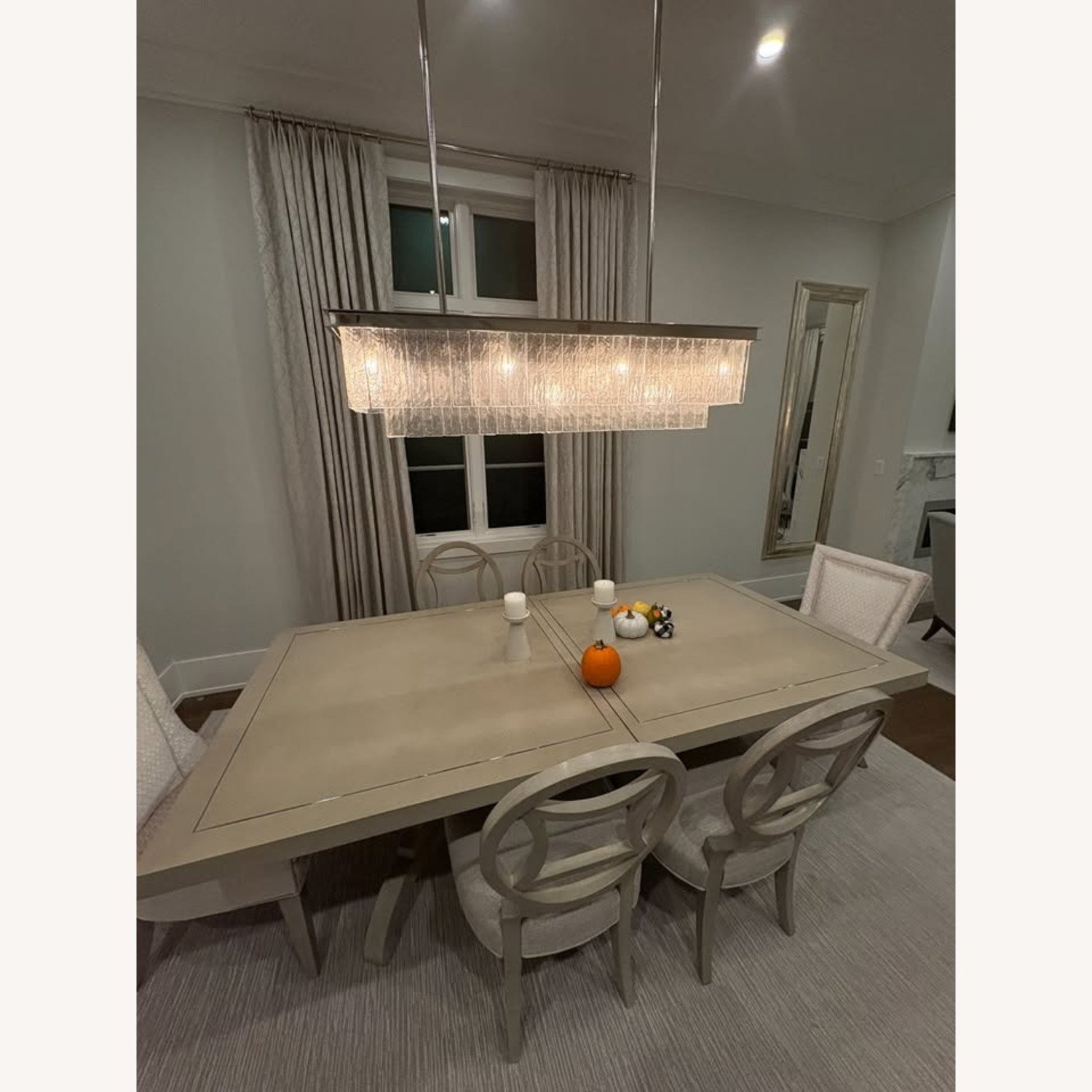 Timothy Oulton Silver Metal Ceiling Lamp - image-2