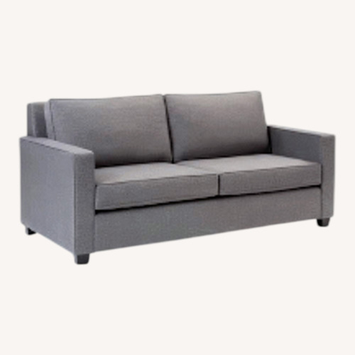 Used West Elm Henry Dark Gray Fabric 2 Seater Sofa for sale on AptDeco