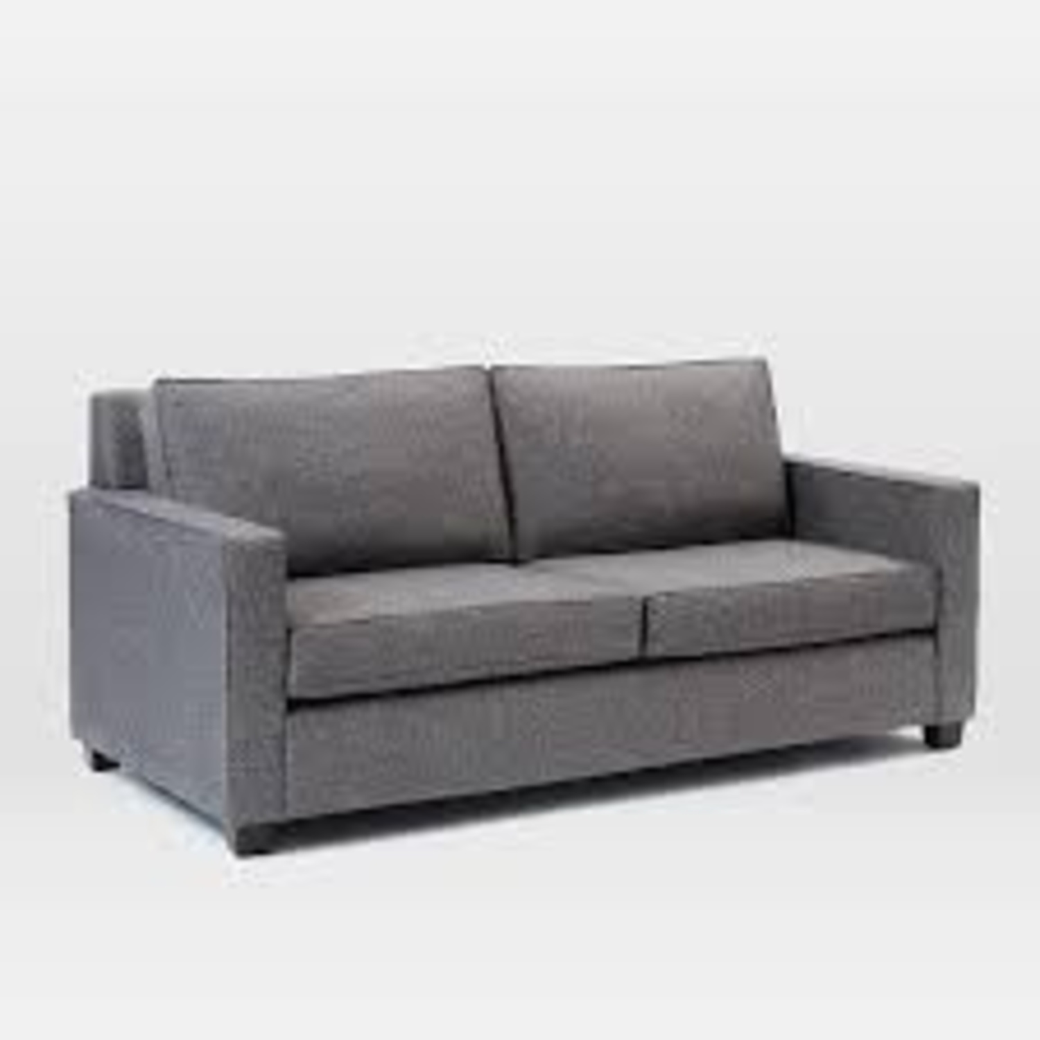 West Elm Henry Dark Gray Fabric 2 Seater Sofa - image-5