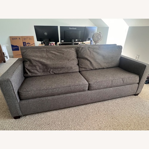 Used West Elm Henry Dark Gray Fabric 2 Seater Sofa for sale on AptDeco