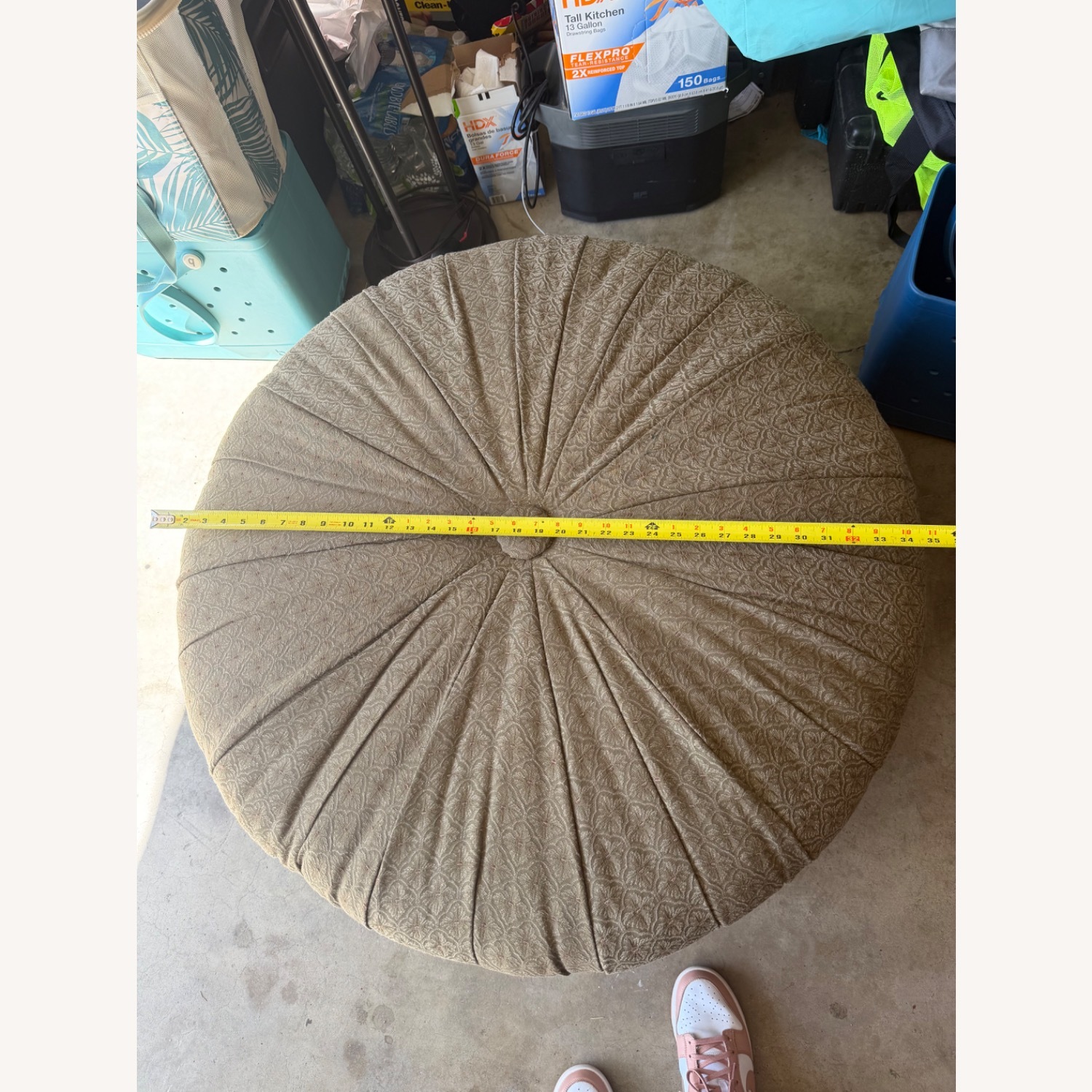 Thomasville Furniture Industries Green Ottoman - image-3