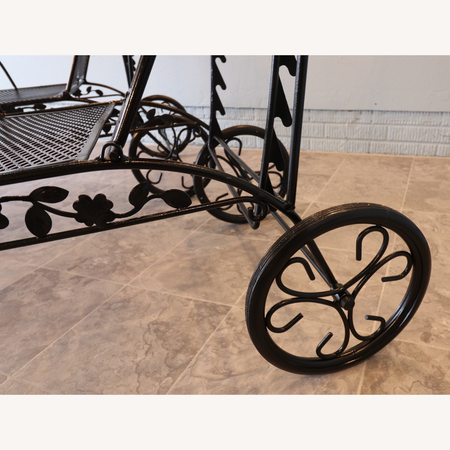 Sam Blount Company Wrought Iron FloralLoungers - image-8