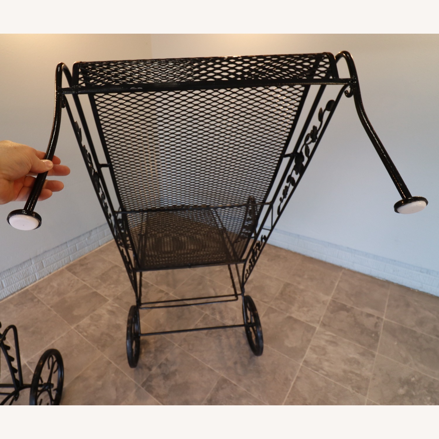 Sam Blount Company Wrought Iron FloralLoungers - image-11