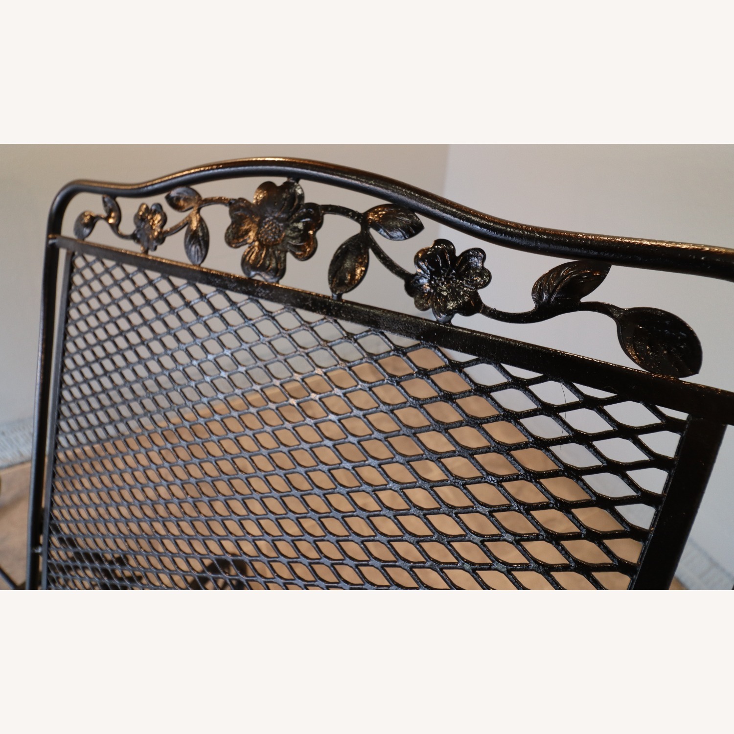 Sam Blount Company Wrought Iron FloralLoungers - image-7