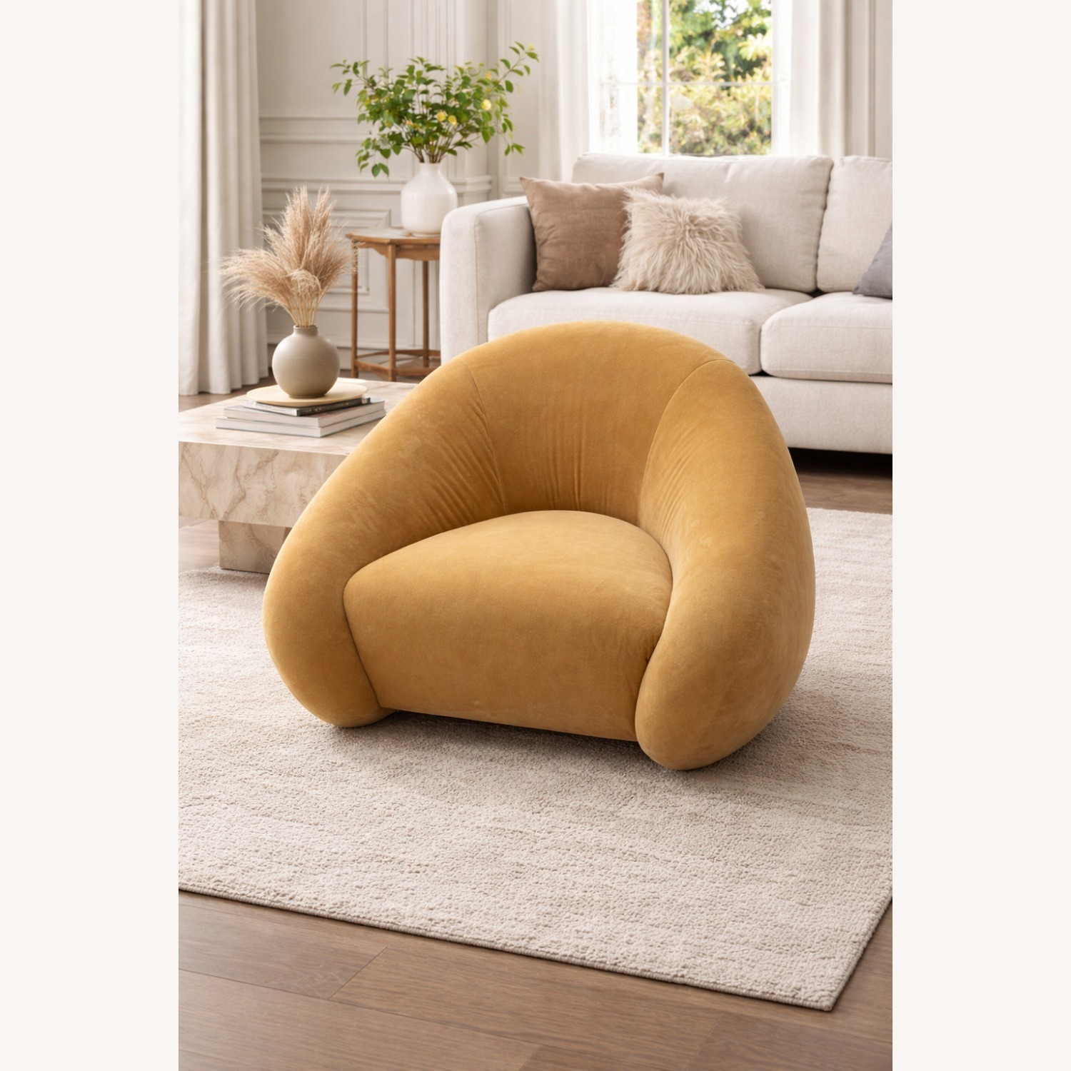 Restoration Hardware Reyna Swivel Chair - image-25