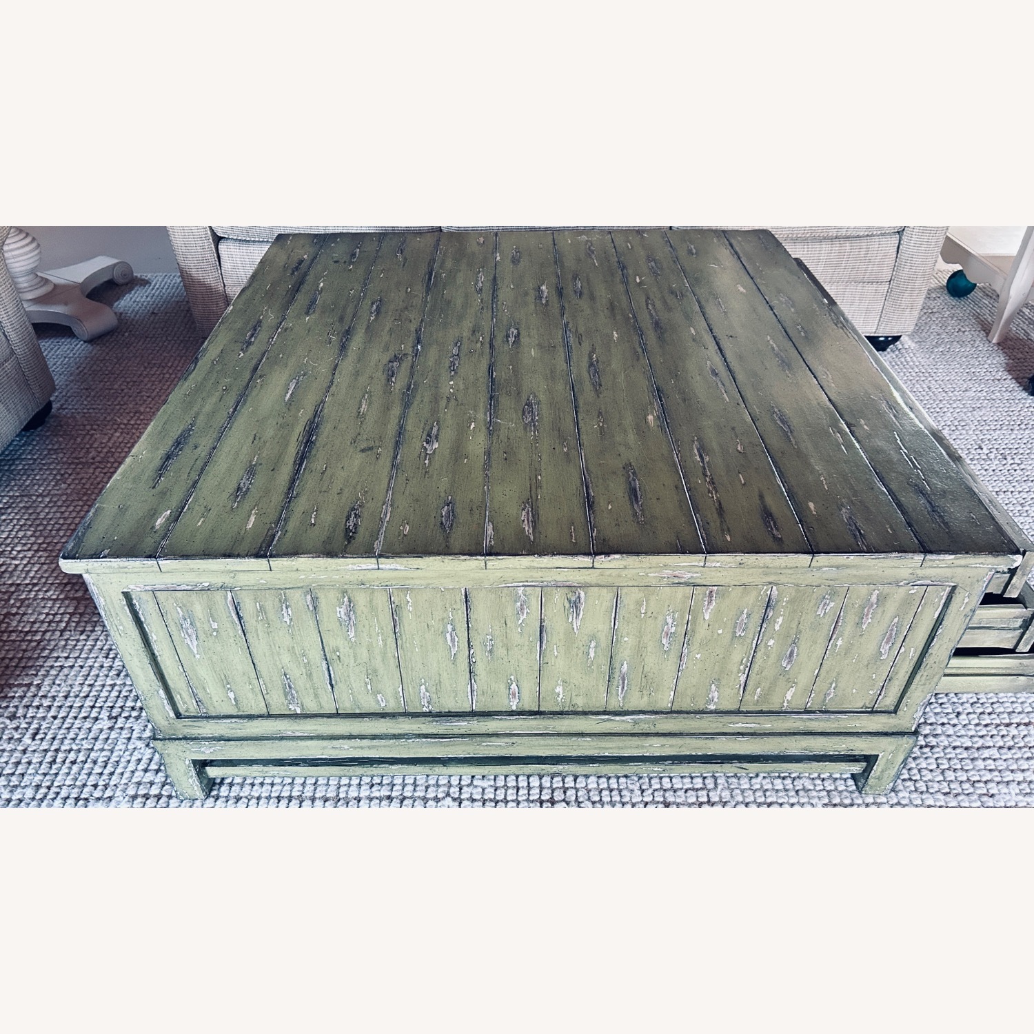 Taylor Made Custom Furniture Green Coffee Table - image-2
