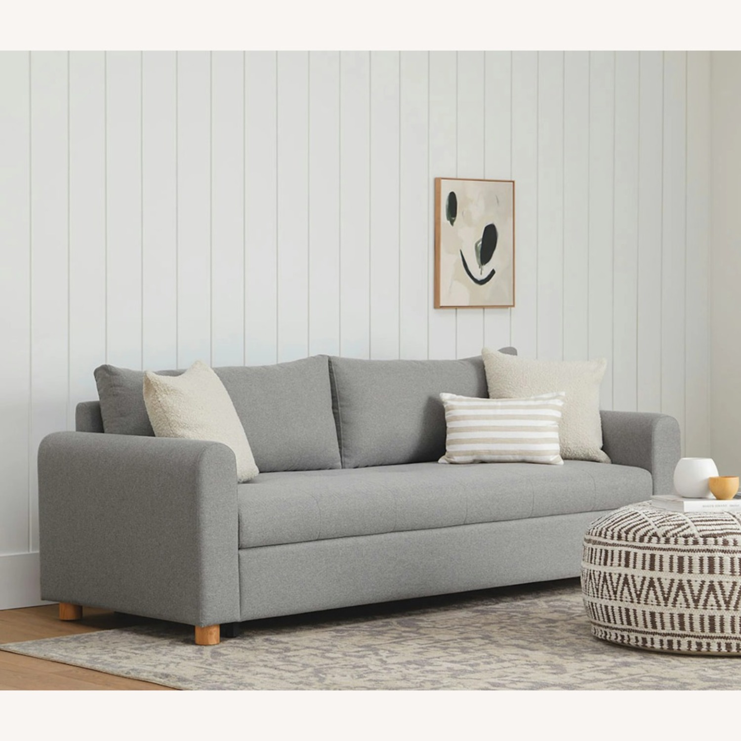   Nordby Nordby 87" Sofa Bed - Pep Gray - image-1