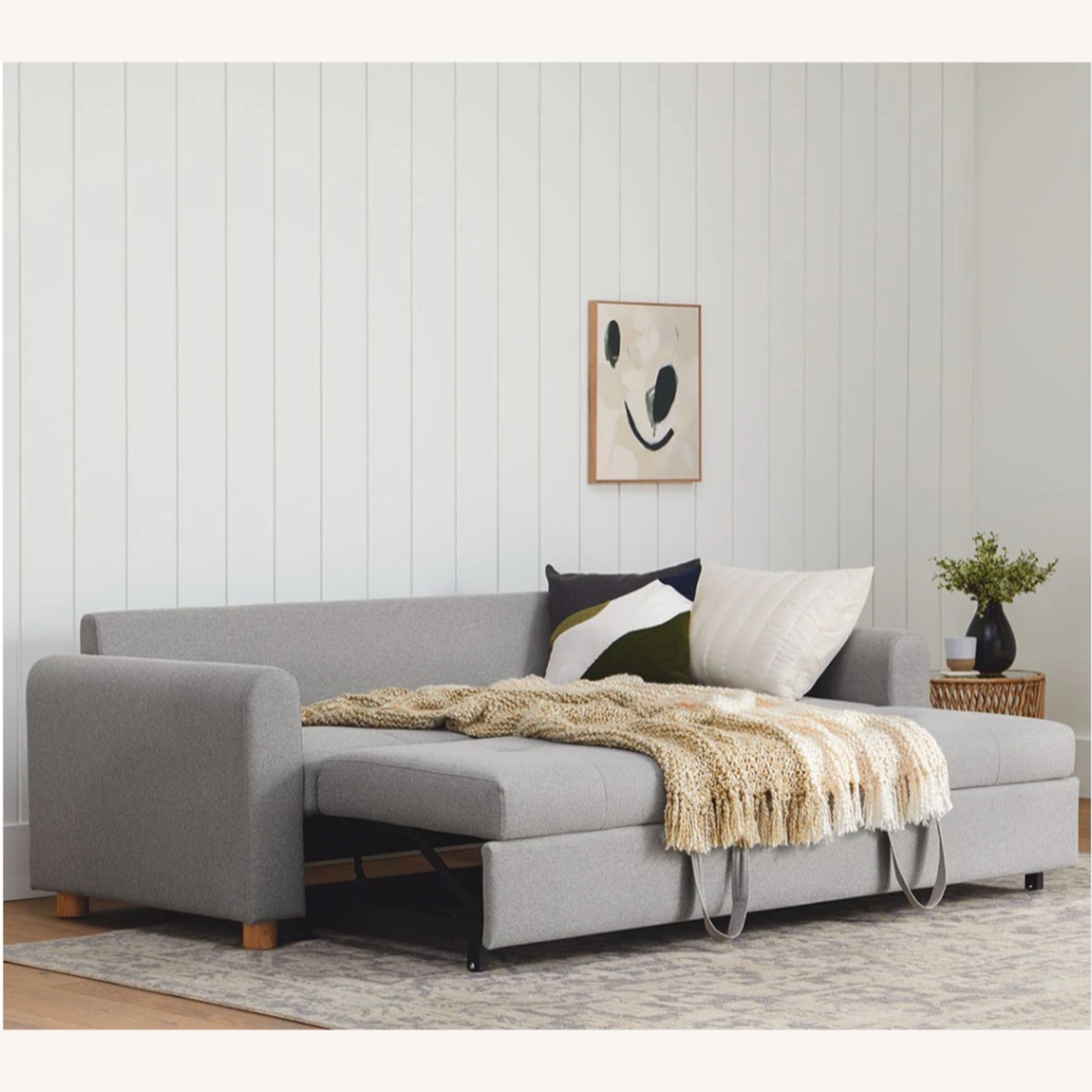   Nordby Nordby 87" Sofa Bed - Pep Gray - image-2