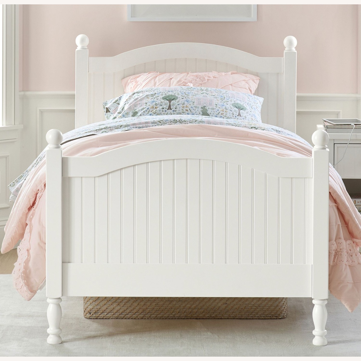 Pottery Barn Kids Catalina White Wood Twin Bed - image-2