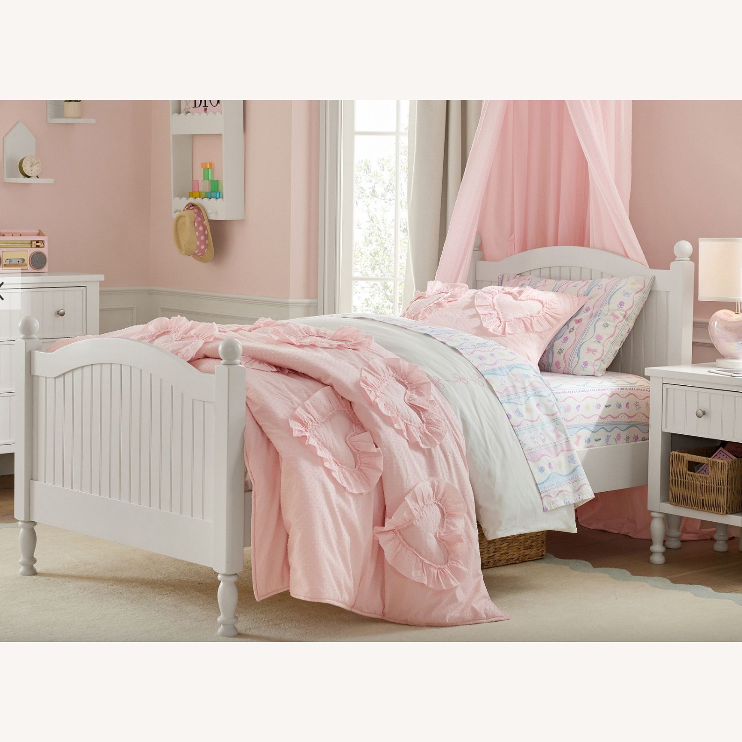 Pottery Barn Kids Catalina White Wood Twin Bed - image-3
