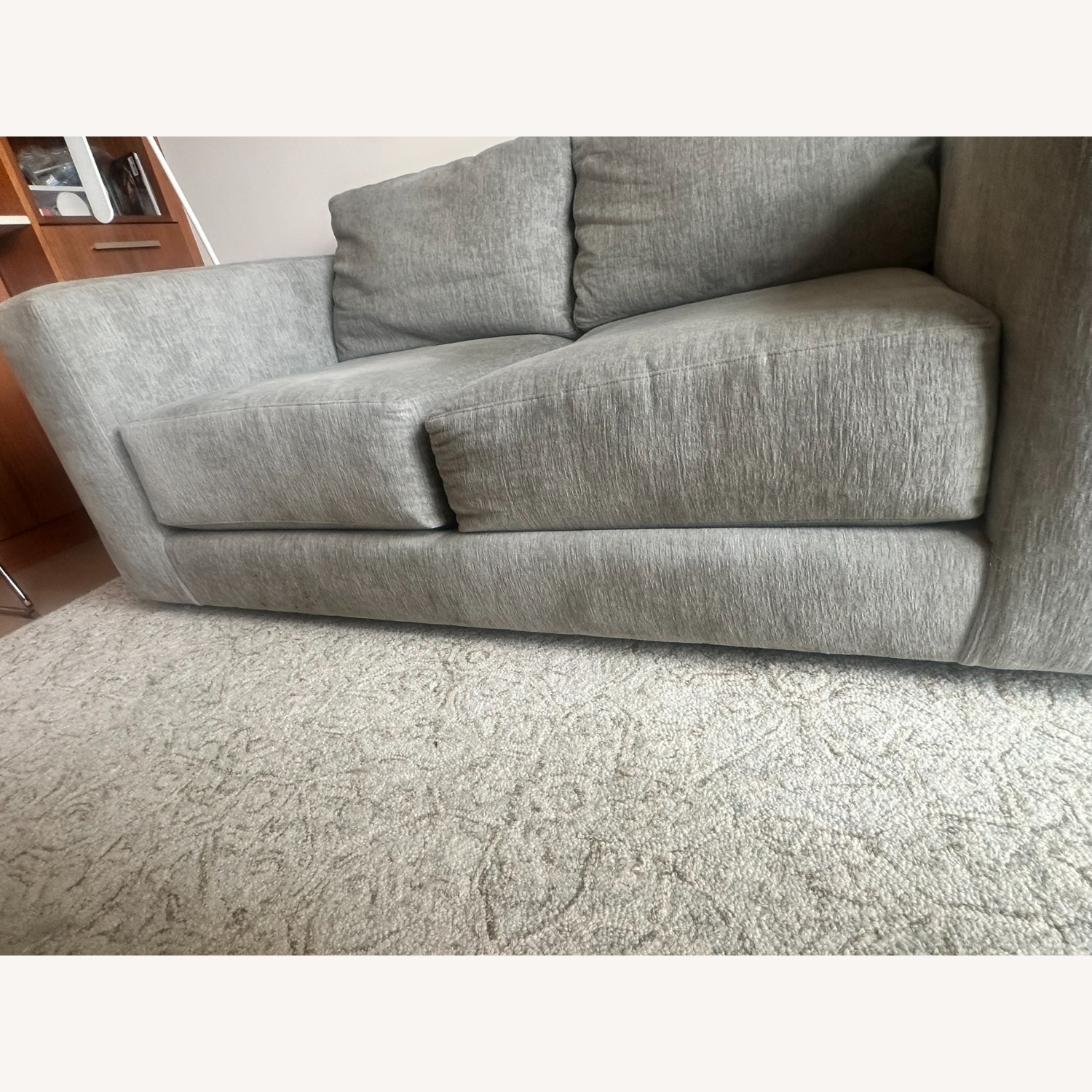 Crate & Barrel Silver Peyton Sofa - image-4